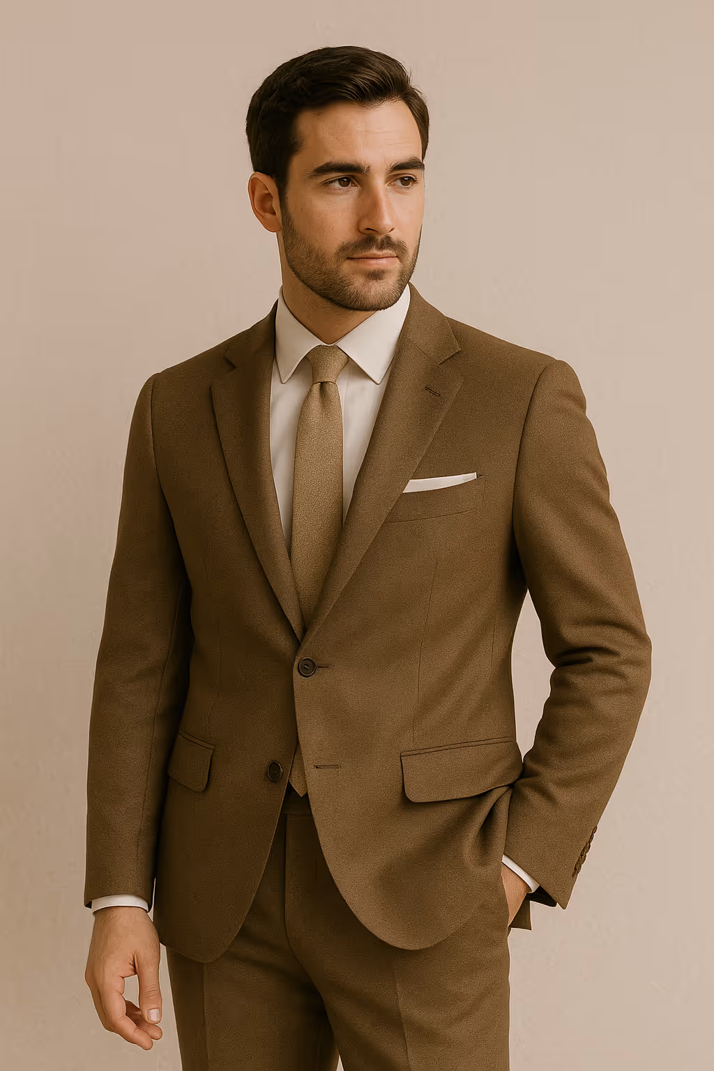 สูทโทนสีเอิร์ธโทน (Earth Tone Suit)